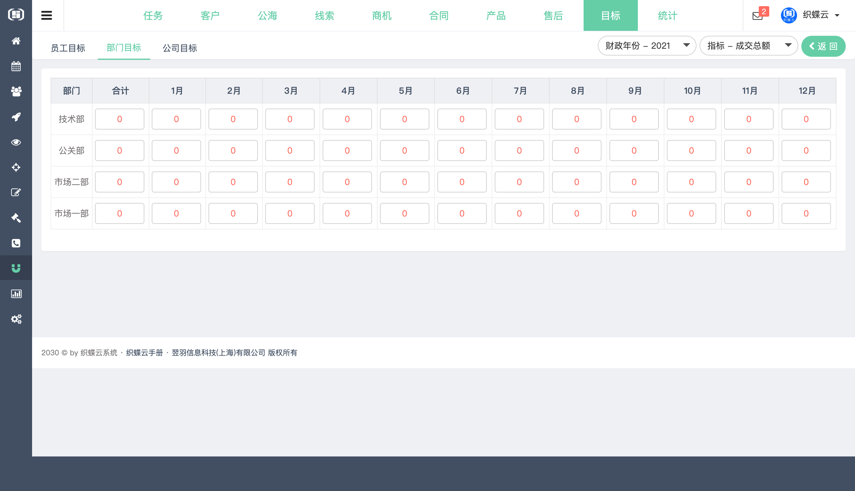 织蝶云客户关系